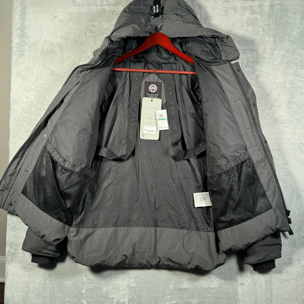 Canada Goose MacMillan Parka Mens L Granite Grey Down Filled Hooded 2080M